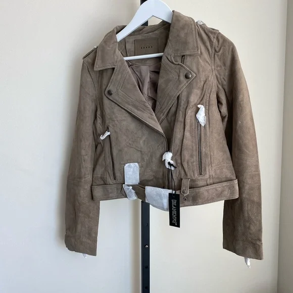 BlankNYC Suede Moto Jacket